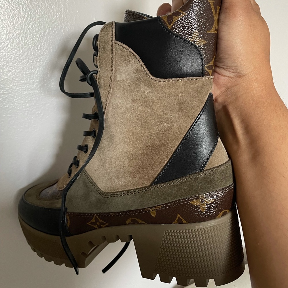 Louis Vuitton Laureate Platform Combat Boots